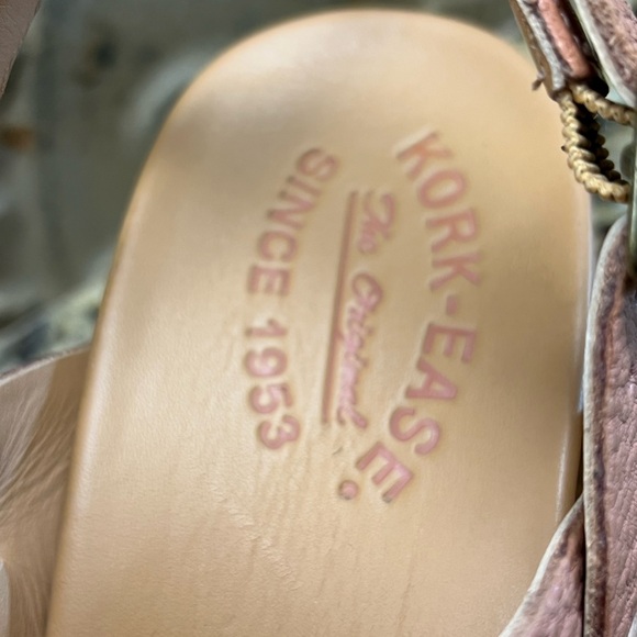 Kork-Ease Pink Wedge Sandals - Picture 2 of 5